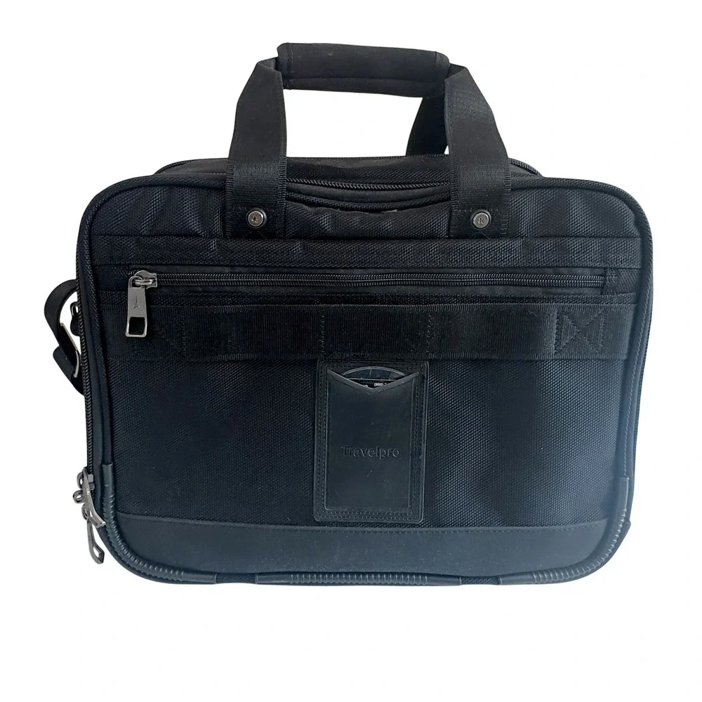 Travelpro Briefcase Laptop Bag Black Ballistic Nylon‎ One Size
